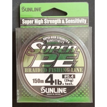 Шнур SUNLINE SUPER PE 0,108mm 150m 