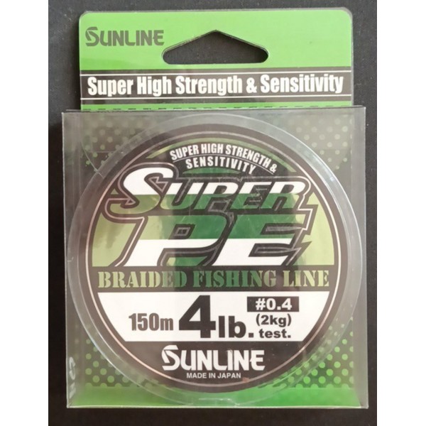 Шнур SUNLINE SUPER PE 0,108mm 150m 