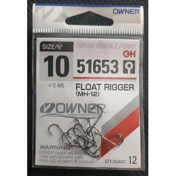 Гачок OWNER FLOAT RIGGER 51653 #10